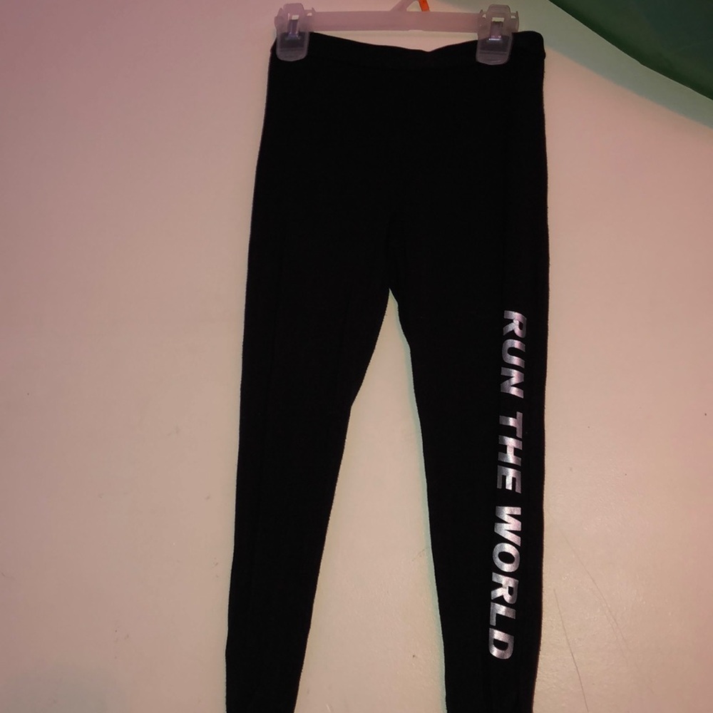 cute leggings that say run the world